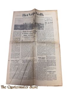Krant Het vrije Volk 25 september 1945