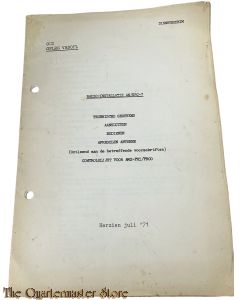 Handleiding RADIO-INSTALLATIE AN/GRC-7 afregelen antenne 1971