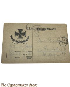 Feldpostkarte 1915 Eisernes Kreuz 