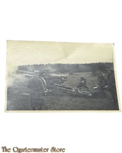 Foto Soldaten mit kanone
