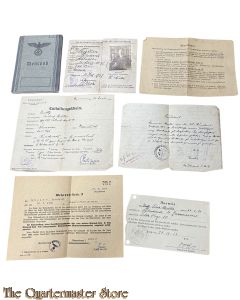 Wehrpass Heer 1943 Friedrich Muller