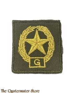 Stoffen Brevet - Militair Schuttersembleem Geweer voor trui
