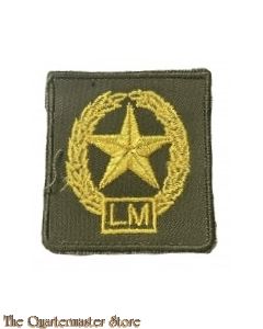 Stoffen Brevet - Militair Schuttersembleem Lichte Mitrailleur voor trui