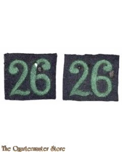 Set kraagemblemen Landweer no 26