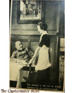Prent briefkaart mobilisatie 1939 praatje deugd