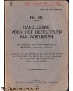 Voorschrift no 39 Handleiding beteugelen woelingen 