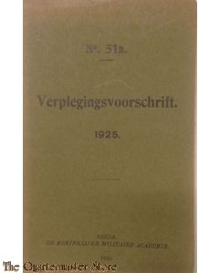 Voorschrift no. 51 A Verplegings 