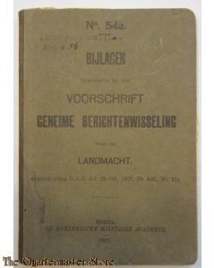 Voorschrift no 54a Geheime briefwisseling
