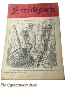 Magazine Le Cri de Paris “Sur la Front” 1918