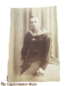 Postkarte/ Photo 1916 Deutscher Marine Soldat