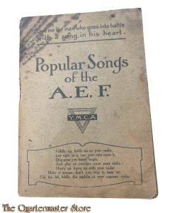 Booklet - WW1 Songs of the A.E.F. 