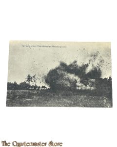 Postkarte/ Studio Photo 1917 Wirkung einer franzosischen Minenexplosion