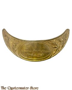 France - Plaque commémorative pour visière de casque de Poilu /Soldat de la Grande Guerre /1914-1918 