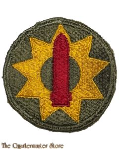 Mouwembleem 9th Coastal Artillery (Sleeve patch 9th Coastal Artillery)