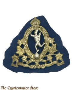 Beret badge RCSC WW2 Royal Canadian Corps of Signals