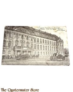 France - Postcard 1917 L 'Occupation Francaise en Allemagne Treves Foyer du Soldat Quartier de la Marne 