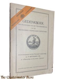 Gedenkboek 10 jaar Bijzonder Vrijwillige Landstorm 27 sept 1928
