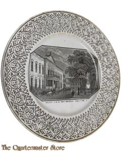 France - WW1 period Ceramic plate PALAIS S. K.H. DES PRINZEN CARL V. PR.