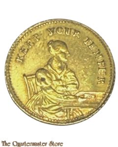 "Keep Your Temper" speltoken 1837-1901