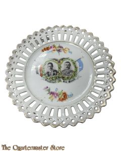 WK1 Keramischer (patriottisch) Teller (WW1 Ceramic patriotic plate)