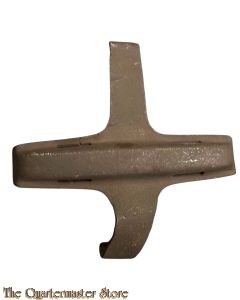 WW1 British 18 pounder shell base transit clip with markings