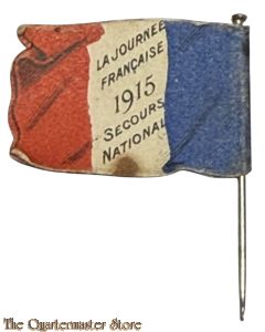 France - WW1 papieren Fondsenwervingsvlag 1915