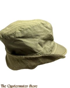 Cap, field , cotton, OD with visor (Cap, field, cotton, OD with visor)