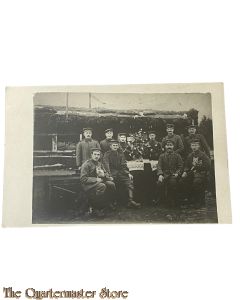 (Photo) Postkarte 1917 Russia , small group of German soldiers