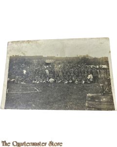 Postkarte/ Photo 1918  3 Deutsche Gruppenfoto der 27 Inf Division (fur Hinterbliebenenfonds)