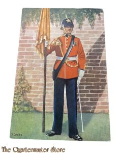 Ansicht No 9 1949 Garde Regiment Prinses Irene Cer. tenue Adj onderoffi vaandeldrager 