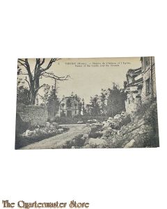 Postcard - 1918 Thuisy (Marne) , Ruins of the Castle and the Church