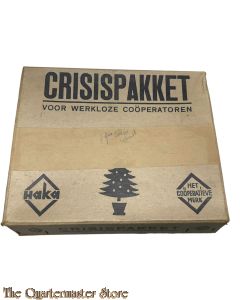 Crisispakket voor werkloze Coöperatoren (Kartonnen verpakking)  HAKA Rotterdam 