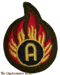 Cloth sleeve badge Ammunition Technician RAOC.