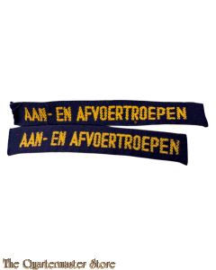 Set Straatnamen Aan- en Afvoertroepen