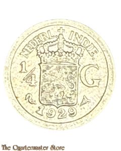 Coin - Nederlands Indië 1/4 Gulden 1929
