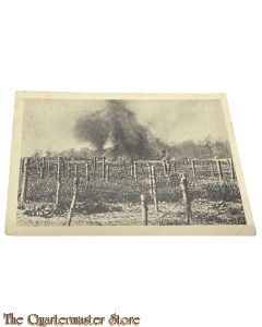 (Feld)postkarte 1917 Wirklichkeitsbilder vom Weltkrieg. Explosion einer Granate 