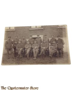 (Feld)postkarte 1914  13 Soldaten teils stehend