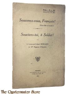 France - Booklet Souvenez-vous Francais ! Souviens-toi, o Soldat ! 1915
