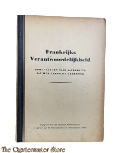 Brochure - Frankrijks verantwoordelijkheid, opmerkingen naar aanleiding van het fransche geelboek 