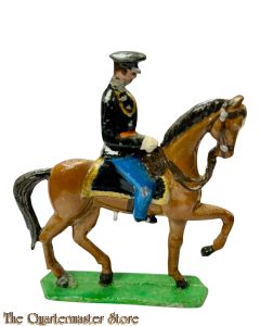 Tinnen kavalerist te paard 