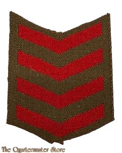 Service chevrons 4 years oversea (Mouwembleem 4 jaar dienst) 