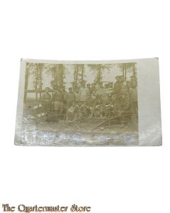 Postkarte / Studio photo 1914 Deutsche Marine Soldaten mit Kanone