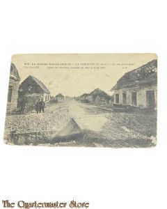 Postcard - 1915 La Targette , la rue principale 