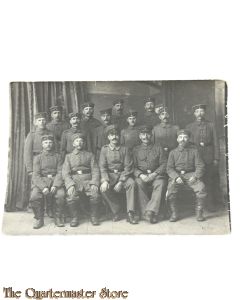 Studiophoto 1914 Gruppe Deutsche Soldaten