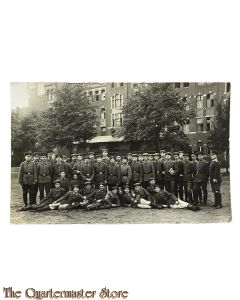 (Feld)postkarte 1914 Grosse Gruppe Deutsche Soldaten 