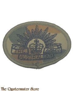 Australia - army “bisquit” badge on camo