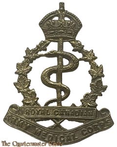 Cap Badge (RCAMC) Royal Canadian Army Medical Corps 