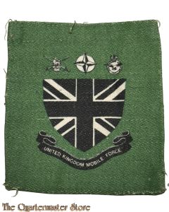 British - U.K.M.F. formation sign.(Printed).Circa.1986