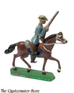 Tinnen kavalerist te paard 