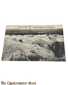 France - Postcard 1918 CHEMIN des DAMES Le Plateau de Californie et la vue vers Reims